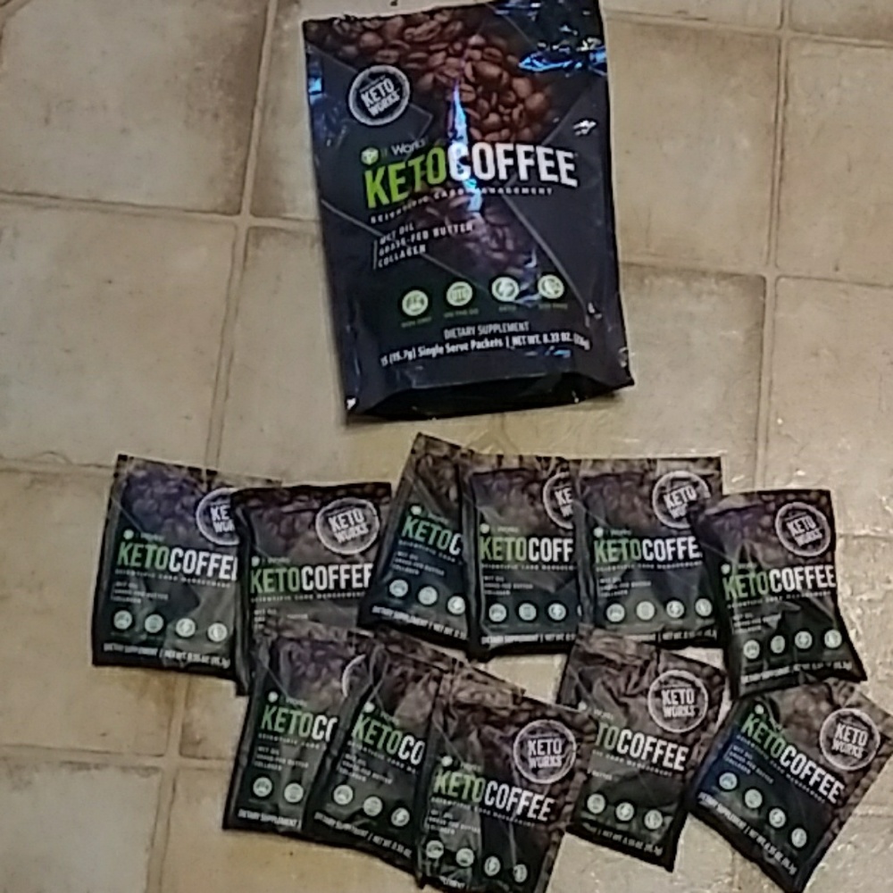 It Works Keto Coffee opened bag